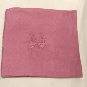 Servilleta de damasco antigua fucsia