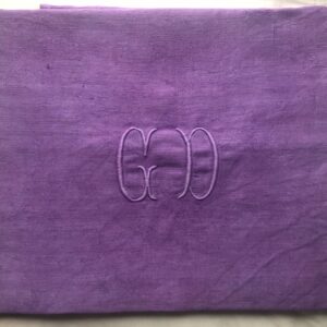 Servilleta de damasco antigua violeta