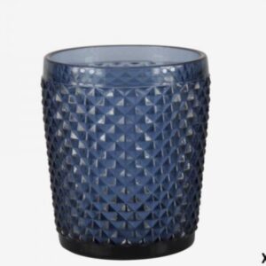 6 Vasos de refresco bajo azul