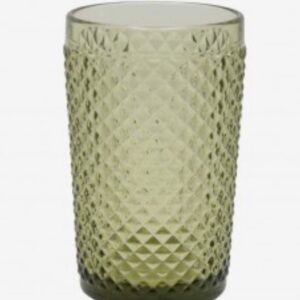 6 Vasos de refresco alto verde