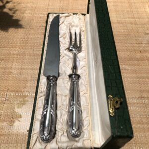 Cubiertos de trinchar de alpaca
