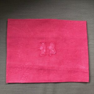 Servilletas de damasco antigua fresa