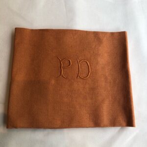 Servilleta de damasco antigua calabaza